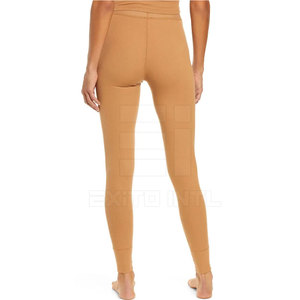Pantalones de Yoga de Cintura Alta, Suaves y Transpirables para Mujer, Leggings Deportivos a la Moda, Spandex/Nailon, Color Sólido, Personalizados - Product Image 4