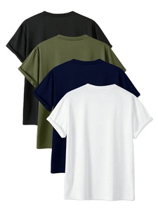 T-shirt pour hommes de couleur personnalisée de qualité supérieure en poids léger et confortable T-shirt pour hommes - Product Image 2