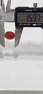 Coral Rojo Italiano, Nuevo Producto, Forma Ovalada, Gema de Vidrio Fino de Alta Calidad, Gema Suelta para Joyería, Para India - Product Image 2