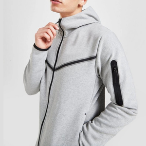 Ropa Deportiva, Conjuntos Deportivos de Felpa Técnica para Gimnasio y Entrenamiento, Conjunto de Dos Piezas para Hombre, Traje para Correr, Servicio OEM - Product Image 4