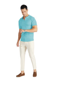 Conjunto de Camiseta y Pantalones Cortos para Hombre con Etiqueta Bordada de Diseño Personalizado, Conjunto de Dos Piezas con Logotipo Bordado, Cuello Redondo, Casual, Unisex - Product Image 2