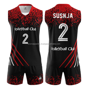 เสื้อวอลเลย์บอลแบบขายส่งปี 2025 น้ำหนักเบา พิมพ์โลโก้ตามสั่ง ชุดสำหรับผู้ชายและผู้หญิง ดีไซน์เฉพาะ พิมพ์ลายด้วยความร้อน 100% - Product Image 6