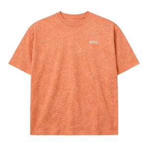 Camisetas para Hombre, Mezcla de Algodón, Corte Holgado, Logotipo Bordado, Estilo Urbano, Fabricación al por Mayor - Product Image 3