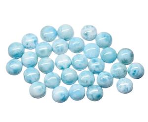 Cabujón de piedras preciosas sueltas pulidas de Larimar Natural de calidad de exportación para uso en joyería en tamaños personalizados disponibles para exportación - Product Image 1