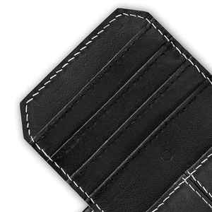 Handmade Luxury Fashion Genuine Leather <b>Black</b> <b>Wallet</b> <b>for</b> <b>Men</b> Slim <b>Wallet</b> - Product Image 5