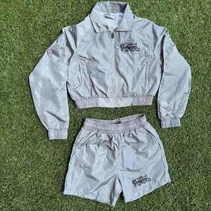 Custom plus size Logo High Quality Windbreaker Short Set Men's New Design Waterproof Sets <b>Wind</b> <b>breaker</b> Nylon Tracksuits For Men - Product Image 1