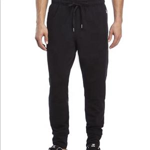 Pantalones para correr de lana de algodón 100% para hombre, cómodos, elegantes, informales, de cintura media, ajustados, lisos, teñidos, con parte delantera plana, servicio OEM personalizado - Product Image 3