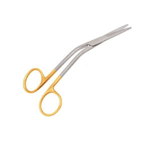 Tijeras Dorsales Angulares de Acero Inoxidable de 16 cm, Instrumento Quirúrgico Nasal Manual con Mango Plateado para Rinoplastia, Clínica ORL Java - Product Image 1