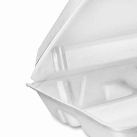 Boîte alimentaire jetable pour la restauration, vente en gros au Pakistan, haute qualité, conception de couvercle sécurisé, OEM ODM