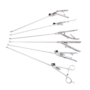Steel Manual <b>Laparoscopic</b> Needle Holder 5mm Stomach Grasping Forceps Reusable General Surgery Tool CE Certified Metal Med - Product Image 1
