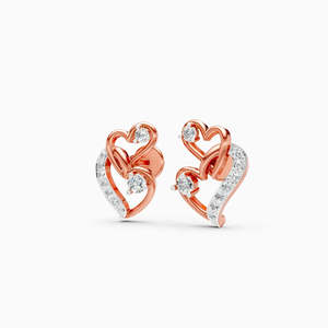 Pendientes de Oro Amarillo para Mujer con Diamantes Cultivados en Laboratorio, Corte Brillante, Clásicos, Modernos, para Uso Diario, Joyería de Boda, Color F, Tercera Corte - Product Image 6