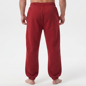 Pantalones Deportivos Personalizados al por Mayor para Hombre, Estilo Urbano, con Letras Estampadas en el Lateral, Pantalones Holgados de Gran Gramaje, 450 GSM - Product Image 2