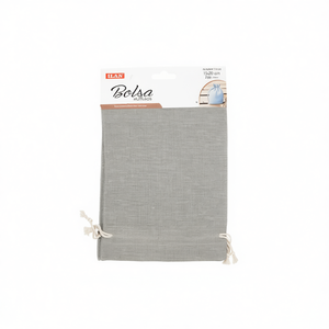 Sac en tissu Iln 15x20 cm, 2 pièces, gris, sac de rangement multi-usages - Product Image 2