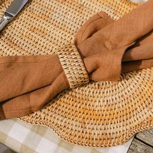 <b>Top</b>-selling rattan placemat in a new design, offering OEM & ODM customization in color and size attractive wholesale pricing. - Product Image 6