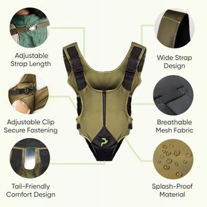 Adjustable Portable Front <b>Dog</b> <b>Backpack</b> Carrier (L) OEM ODM Custom Logo Breathable Hands-Free Cotton Direct Manufacturer - Product Image 2
