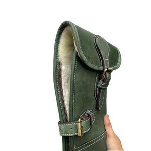 Équipement de tir, équipement de chasse, housse de protection en cuir de vache véritable de haute qualité, accessoire de chasse durable et élégant, réglable - Product Image 3