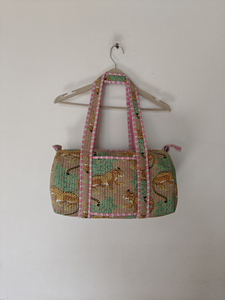 Bolsa de Lona Shree Balajee, Diseño a Rayas Pequeñas, Ligera, de Algodón, Unisex, con Asas Dobles y Cierre de Cremallera, para Viaje, 20-35L - Product Image 2