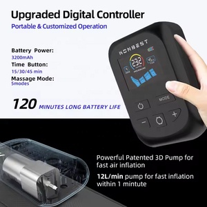 Foot and Leg <b>Massager</b> Air Pressure Compression Boots Dynamic Timing USB Rechargeable OEM ODM AS All Star - Product Image 6