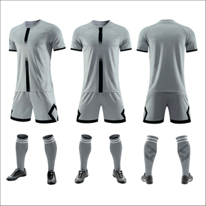 Nuevo Conjunto de Uniforme de Fútbol para Hombre, 100% Poliéster, Cuello en V, Tejido de Malla, Secado Rápido, Manga Corta, Transpirable, Ropa Deportiva - Product Image 1