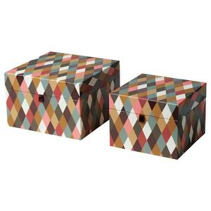 Resin Inlay MDF Storage Jewelry Box Modern Nordic Design Eco-friendly Multi-functional Living Room Decor Reasonable Price - Product Image 5