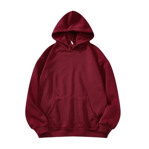 MOVETEXTILE Basics Sweat à capuche zippé intégral pour homme, en coton 460 g/m², coupe courte et carrée, style streetwear, délavé à l'acide, vierge et épais - Product Image 4