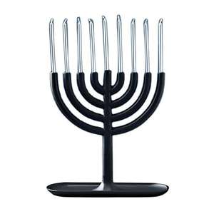 Menorah de Aluminio Estilo Fundido para Villas, Sinagogas, Templos, Iluminación de Mesa, Uso Decorativo, Portavelas de Hanukkah - Product Image 4
