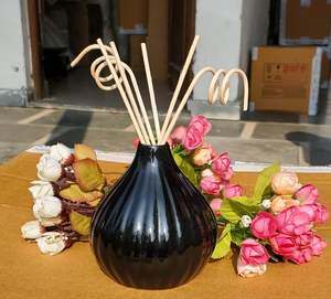 Pure Source India Ceramic <b>Reed</b> <b>Diffuser</b> Pot with <b>Reed</b> Sticks Multipurpose Flower Vase for Home Fragrance Decor - Product Image 4