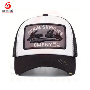 Custom Logo Classic Design Snapback Mesh 5 Panel <b>Baseball</b> <b>Cap</b> <b>Plain</b> Foam Trucker Hat Unisex Canvas 100% Cotton - Product Image 5