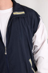 Vêtement de sport en nylon réfléchissant personnalisé avec fermeture éclair, coupe-vent, pour l'automne, style streetwear, veste zippée - Product Image 5