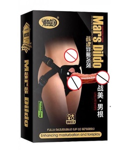 Gode à sangle en silicone naturel réaliste pour femmes pénis solide et souple jouet sexuel portable pour adultes gode Mars féminin - Product Image 3