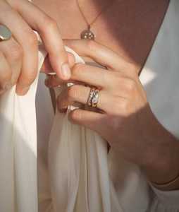 Bagues de fiançailles modernes en or massif 14K 18K avec diamant solitaire rond de 0,50 carat cultivé en laboratoire, serti clos, style minimaliste et élégant, bande conique de 6-3 mm - Product Image 6