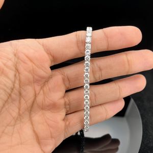 Dailywear Customize 2MM 4MM VVS Moissanite Tennis <b>Bracelet</b> 925 Sterling Silver Dainty Luxury Minimalist Jewelry Gift Party Wear - Product Image 1
