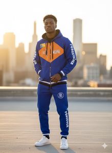 Ensemble de survêtement d'hiver pour hommes fabriqué en Inde, idéal pour les sports de plein air ou les tenues décontractées et le confort quotidien, disponible au prix d'usine - Product Image 3