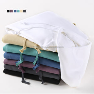 Sudaderas con capucha unisex personalizadas para hombre, sudaderas de invierno de algodón liso de gran tamaño, técnica bordada en blanco a granel de talla grande - Product Image 4