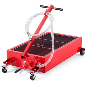 Vasca di raccolta olio mobile da 20 galloni con tubo da 2,2 m, pompa manuale a basso profilo, maniglia pieghevole, strumento per riparazioni auto a prova di perdite - Product Image 6
