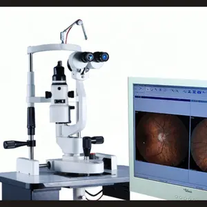 Schlitzlampe Mikroskop  Schlitzlampe mit Motorisiertem Tisch  Augenheilkunde Ausrüstung Schlitzlampe Bimikroskop kaufmöglichkeit