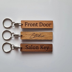 Geometric Design Wooden <b>Key</b> <b>Chains</b> Two Tone Wooden <b>Key</b> <b>Chains</b> Solid Finish Wooden <b>Key</b> <b>Chains</b> Wholesale Factory Price Item Wooden - Product Image 5
