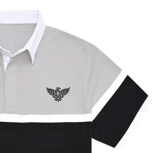 Mens Cotton Blend Color Block Polo Shirt Short Sleeve Casual Office Golf Breathable <b>Classic</b> Summer Polo Shirt Tee Lightweight - Product Image 3