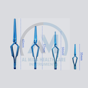 Al Mida Healthcare Surgical Vascular Clamps Set Manual Hemostatic Forceps Neurosurgery <b>Clip</b> ISO13485 Certified Class II CE - Product Image 1