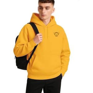 Sudadera con capucha extragrande de color sólido para hombre, estilo casual, holgada, de tela suave y transpirable para la colección de invierno. - Product Image 2