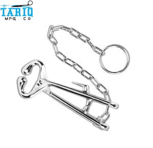 Sujetador de toros ajustable y reutilizable de acero inoxidable veterinario para control de ganado de gran tamaño TARIQ MFG CO. - Product Image 5