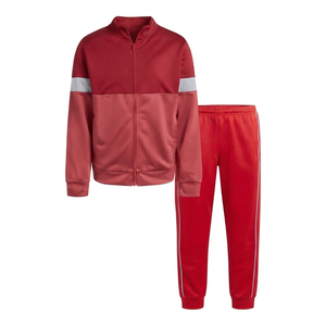 Conjunto Deportivo Ligero y Transpirable de Alta Calidad para Hombre, Estilo Casual Urbano, Cuello Alto, Diseño Sólido - Product Image 1