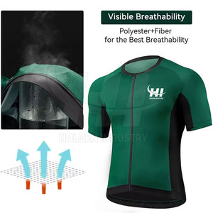 Maillot de cyclisme confortable, respirant, en maille, design flexible, pour le cyclisme - Product Image 6