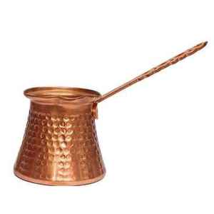 Cafetera Turca Hecha a Mano, Dallah Ibrik de Cobre, Cafetera Árabe para Espresso, Cafetera Tradicional para Cocina, Regalo - Product Image 1