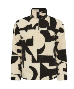 Sudadera informal con estampado de árbol de Navidad y purpurina para mujer, sudadera holgada de manga larga con tejido gofrado, sudadera con capucha para mujer - Product Image 4