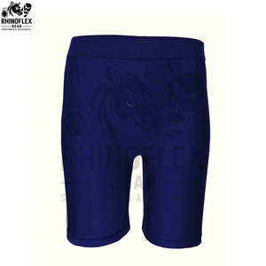 <b>Compression</b> <b>Mens</b> Solid <b>Shorts</b> for Summer Regular Fit Drawstring Elastic Waistband Open Side Pockets Quick Dry Breathable - Product Image 4