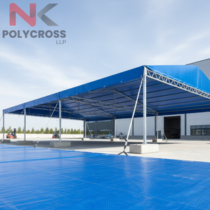 Bâche en toile plastique bleue de qualité supérieure, résistante et imperméable, pour usage industriel, commercial et applications de jardinage - Product Image 1