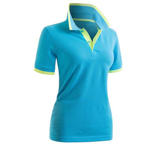 Chemises polo pour femmes en tissu de coton doux, coupe confortable, design respirant pour un usage décontracté, sport et mode quotidienne - Product Image 3