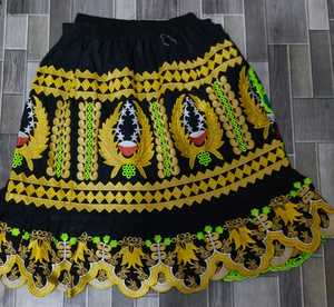 Nouveau design de broderie personnalisé, imprimé îles du Pacifique, style hawaïen, très vendu, pour femme, taille empire, couleur personnalisée, respirant - Product Image 3