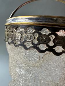 Elegante Cubitera de Vidrio de Diseño con Asas Curvas, Perfecta para Entretener Invitados y Exhibir en Bares Domésticos, Procedente de la India - Product Image 5